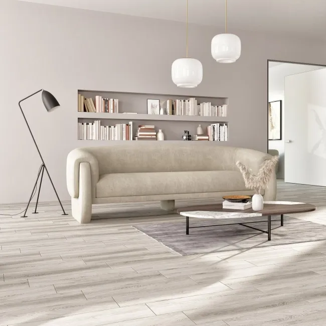 Star Wood Grey Oak Wood Effect Tile