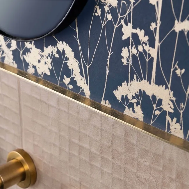 Venice Inlay Taupe Matt Stone Effect Wall Tiles