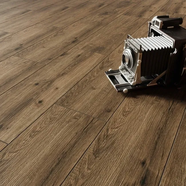 Star Wood Stylewood Brown Oak Wood Effect Tile