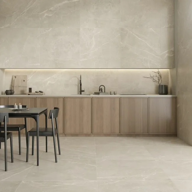 Toulouse Sand Stone Effect Beige Floor Tiles
