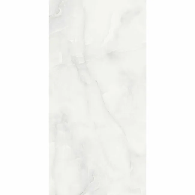 Makrana Vanilla Onyx Polished Marble Effect Tile 600x1200