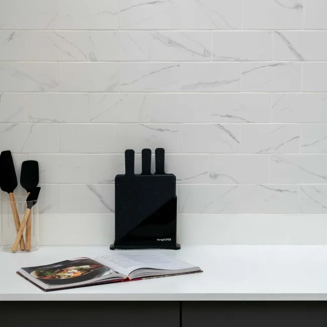 Apennine Flat Gloss Marble Effect Tile 10x20