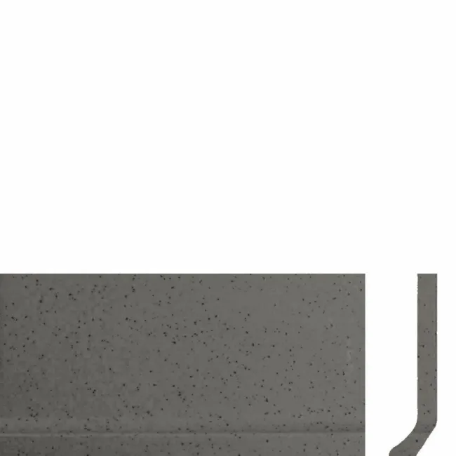 Traffik Graphite Cove Skirting Concrete Effect Tiles