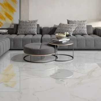 Cappella Gold Gloss 60x60 Marble Effect Tiles