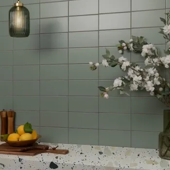 Monocolour Alga Green Flat Matt Metro 200x100