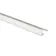 Aluminium Straight Edge Trim 6mm Bright Silver
