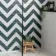 Zebra Green and White Matt Striped Wall and Floor Tiles