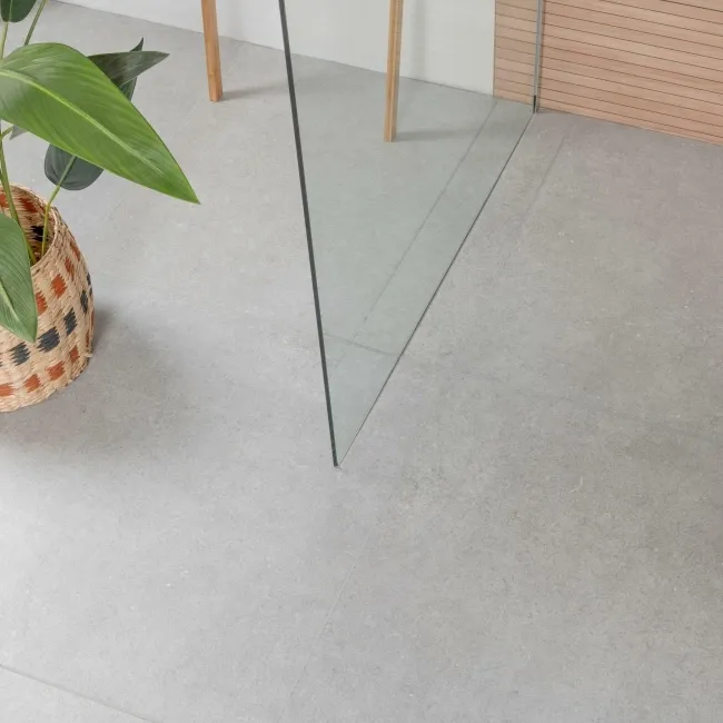 Loft Concrete Silver Concrete Effect Tiles