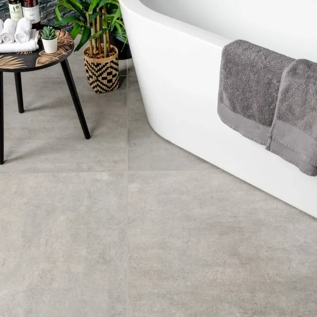 Clay Stone Effect Grey Stone Effect Floor Tiles