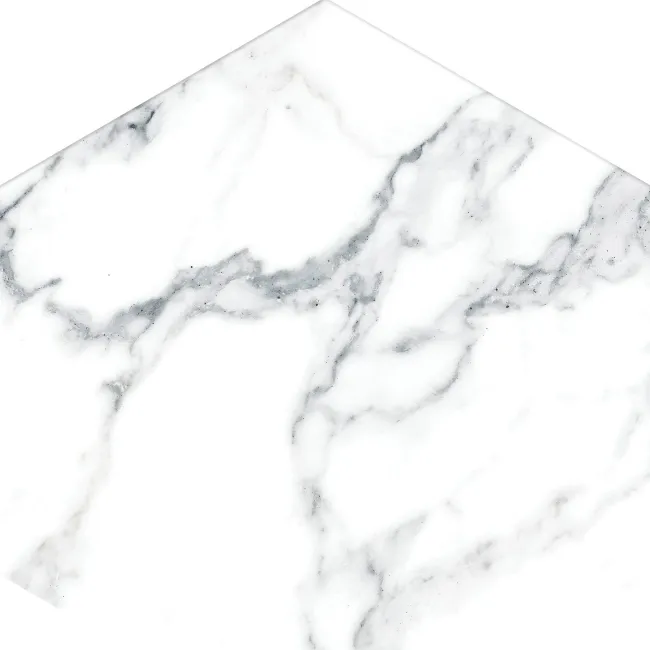 Eternal White Marble Effect Polished Rectified Tile 60x60