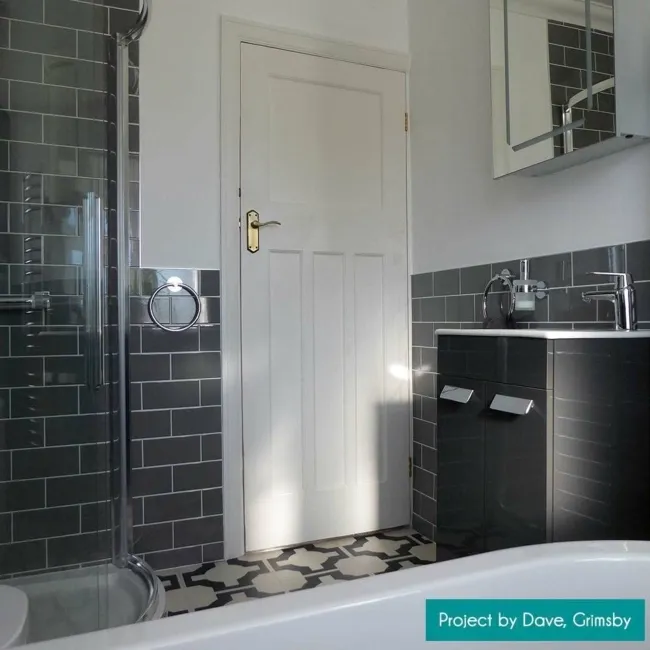 Liso Plata Grey Brillo Metro Tiles 100x200