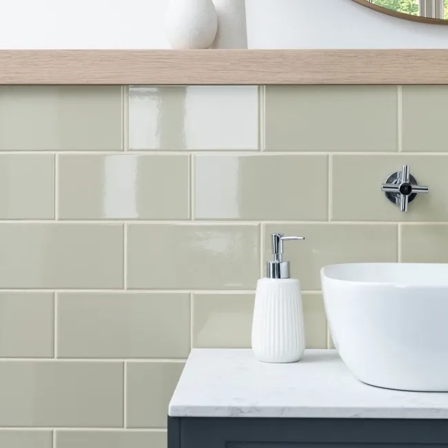 Monocolour Roca Beige Flat Gloss Metro 200x100