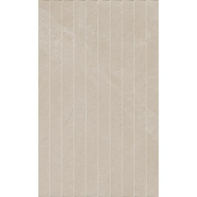 Artan Cream Decor Matt Stone Effect Wall Tiles 550x330x8.8mm
