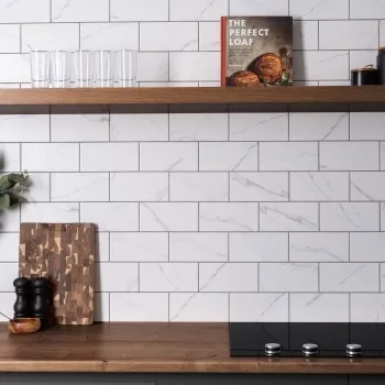 Apennine Flat Matt Marble Effect Tile 10x20