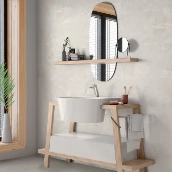 Eternity Ivory Stone Effect Tiles 600x300