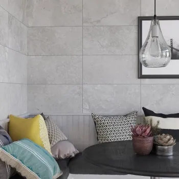 Valley Grey Stone Effect Matt Porcelain Wall and Floor Tile