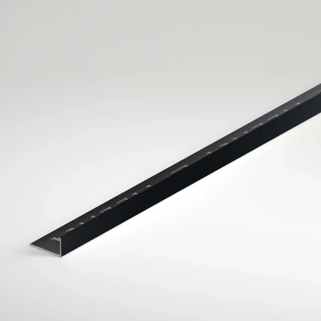 12mm Matt Black Square Edge Metal Trim
