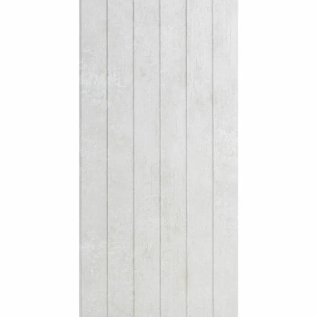 Porto White Matt Decor Concrete Effect Wall Tiles