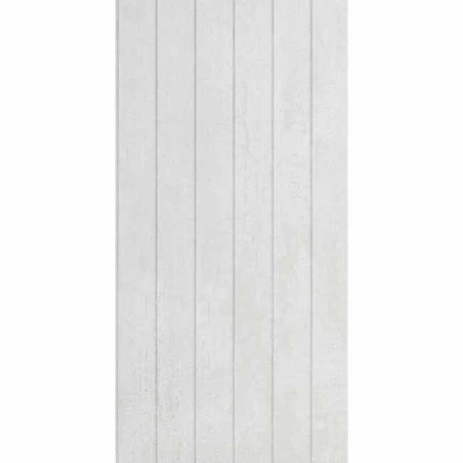 Porto White Matt Decor Concrete Effect Wall Tiles