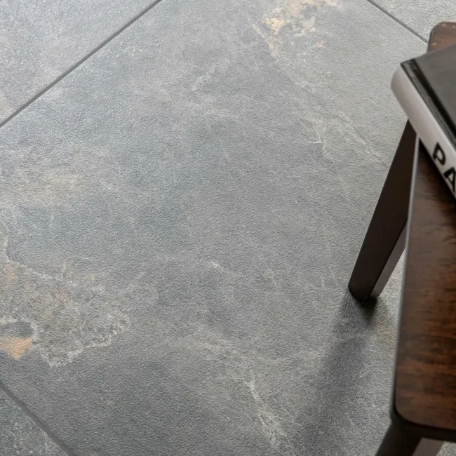 Strato Natural Rustic Black Slate Effect Matt Sparkle 600X600