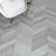 Ancona Chevron Grey Wood Effect Tile