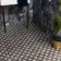 Poole Black Matt Patterned Floor Tiles 450x450
