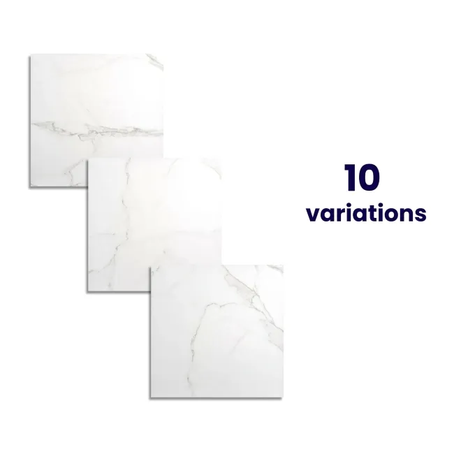 Palatina 60.5x60.5 Gloss Marble Effect Tile