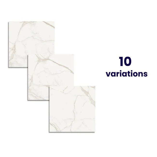 Palatina Gold Matt 60x60 Marble Effect Tile