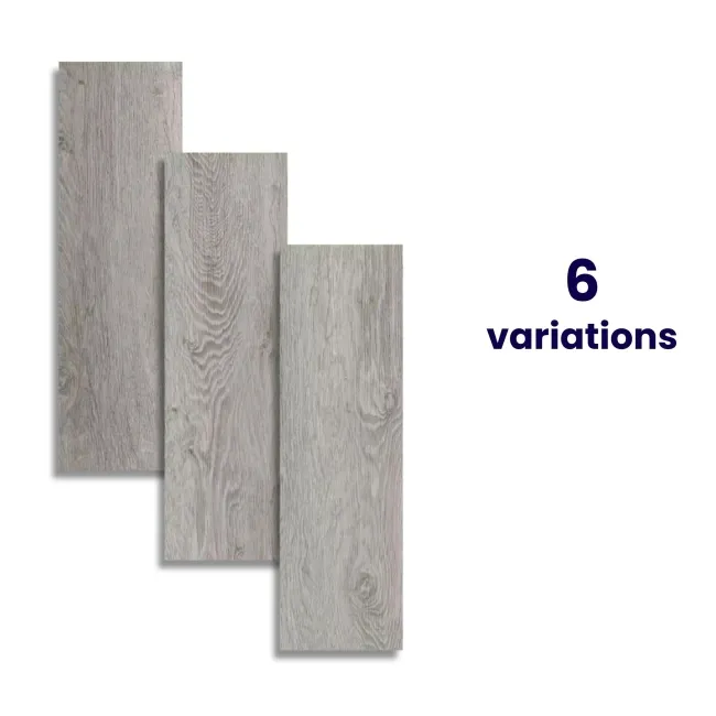 Star Wood Grey Oak Wood Effect Tile