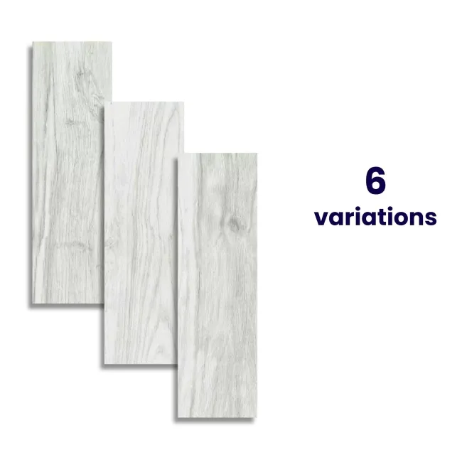 Star Wood Alpine Wood White Oak Wood Effect Tile