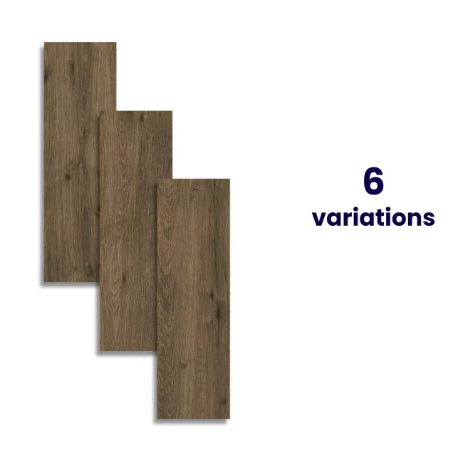Star Wood Stylewood Brown Oak Wood Effect Tile