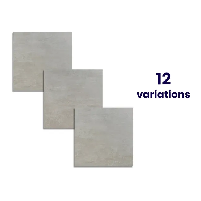 Porto Grey Matt Concrete Effect Wall and Floor Tiles 585x585