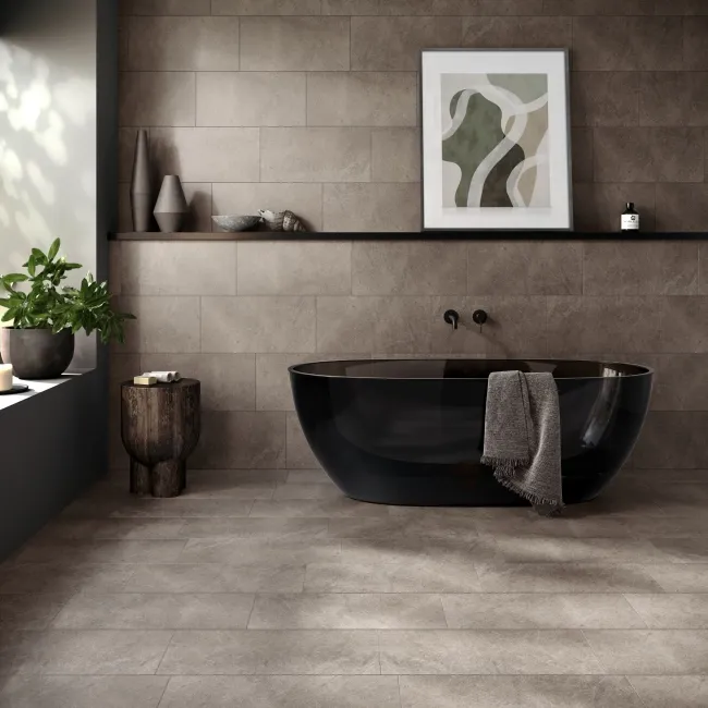 Levante Stone Taupe Matt Stone Effect Wall and Floor Tiles