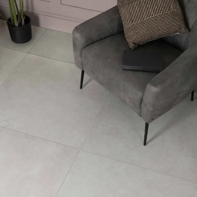 Loft Concrete Ivory Concrete Effect Tiles