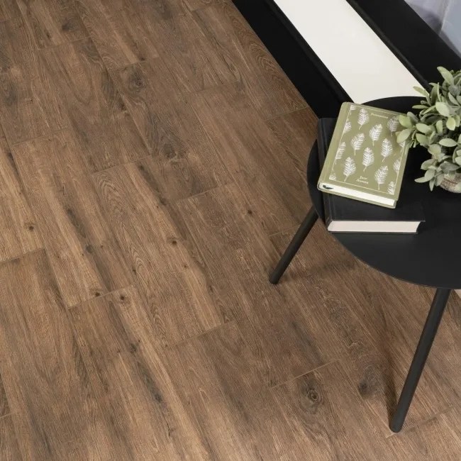Star Wood Stylewood Brown Oak Wood Effect Tile