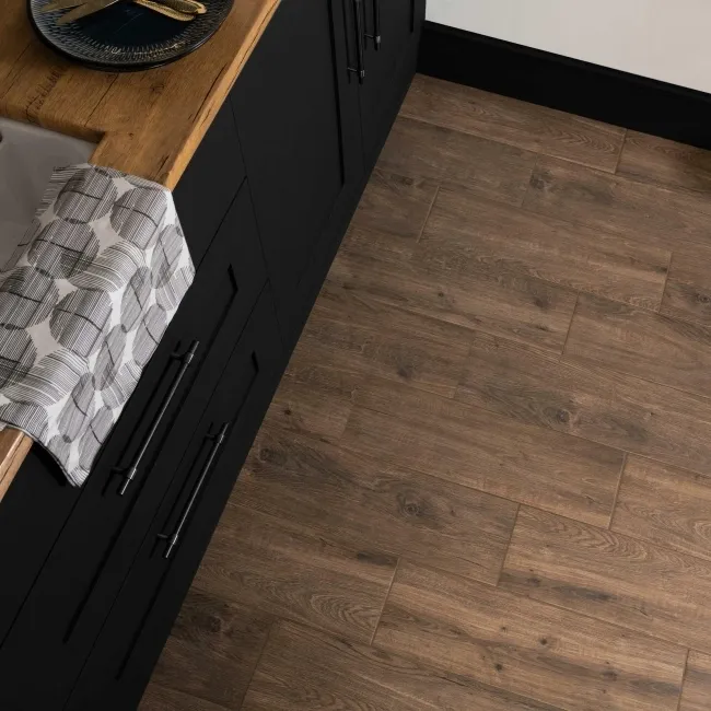 Star Wood Stylewood Brown Oak Wood Effect Tile