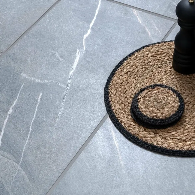 Granby Grey Matt Stone Effect Wall And Floor Rectified Tiles