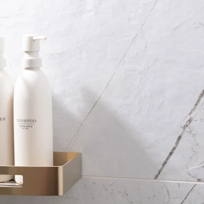 Marmo Thassos White Marble Effect Wall and Floor Tiles 1197x597