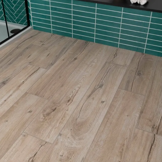 Mumble H Natural Oak Wood Effect Tile 195x1215