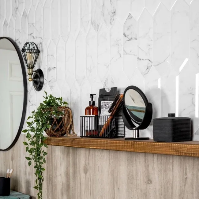 Pickett® Bevelled Carrara Metro Tiles