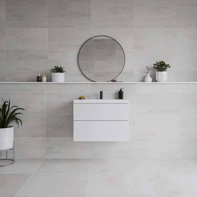 Metallique Blanco Lapato 30x60