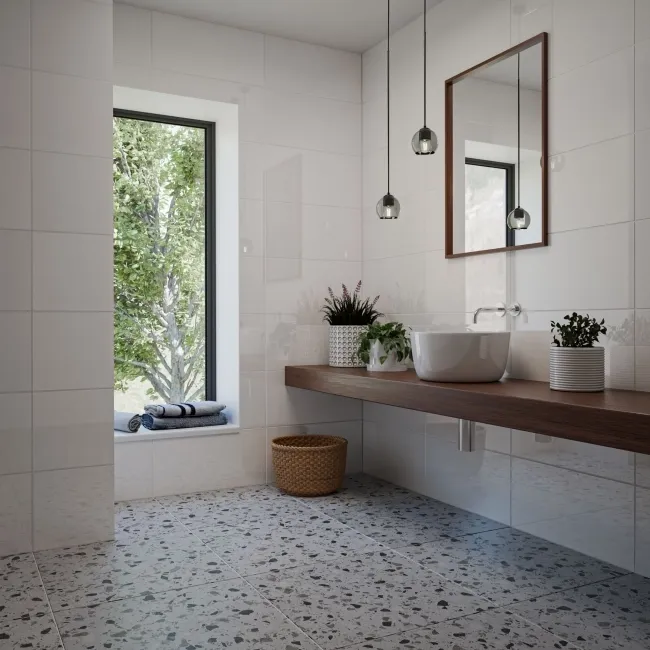 Gems Lounge Stone Effect Polished Grey 600x300