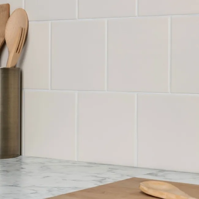 Monocolour Hueso Cream Flat Matt Square 150x150