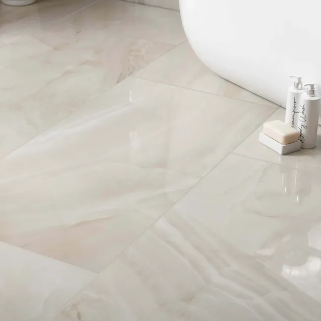 Rodas Light Beige Marble Effect Tiles 1200x600