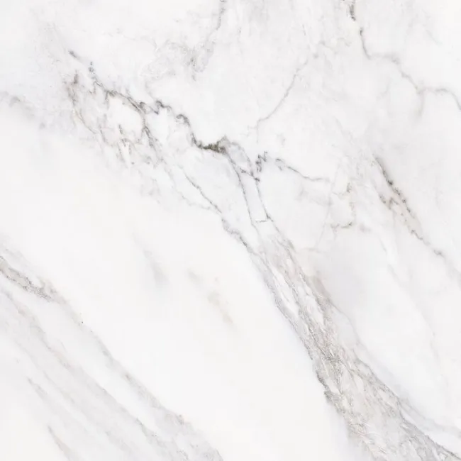 Sublime White Matt Marble Effect Tile 600x600