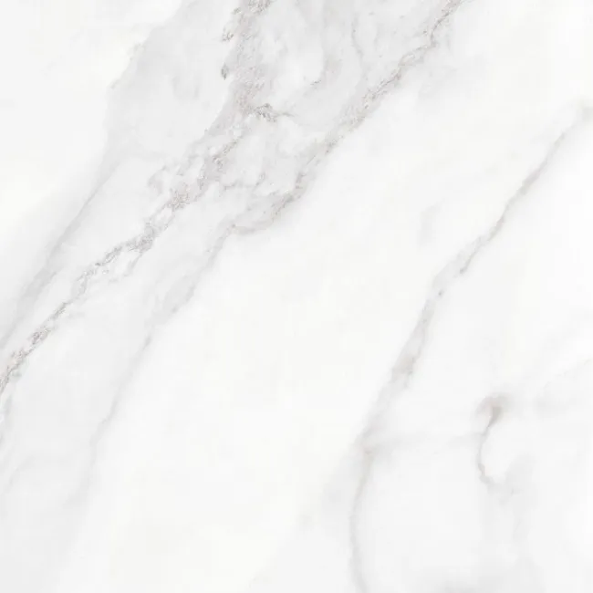 Sublime White Matt Marble Effect Tile 600x600