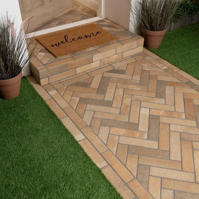 Tosca Beige Matt Brick Effect Tiles 62x235x9mm