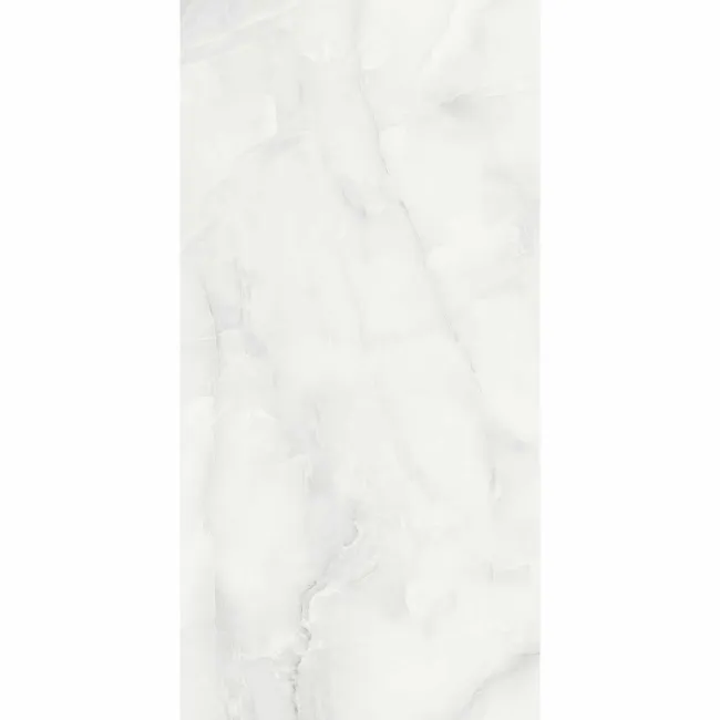 Makrana Vanilla Onyx Polished Marble Effect Tile 300x600