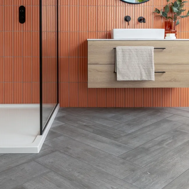 Forest Grey Matt Wood Effect Tiles 750x200x8.2mm