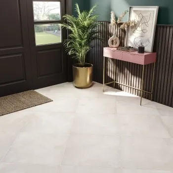 Tapa Blanco Rectified Matt Stone Effect Tile 600x600x7mm